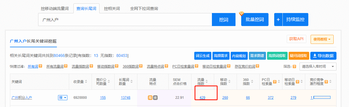 seo关键词：广州积分入户